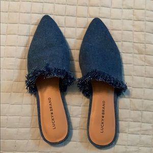 Lucky Brand denim Sandals